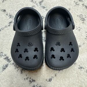 CROCS Kids Black Mickey Mouse Clogs